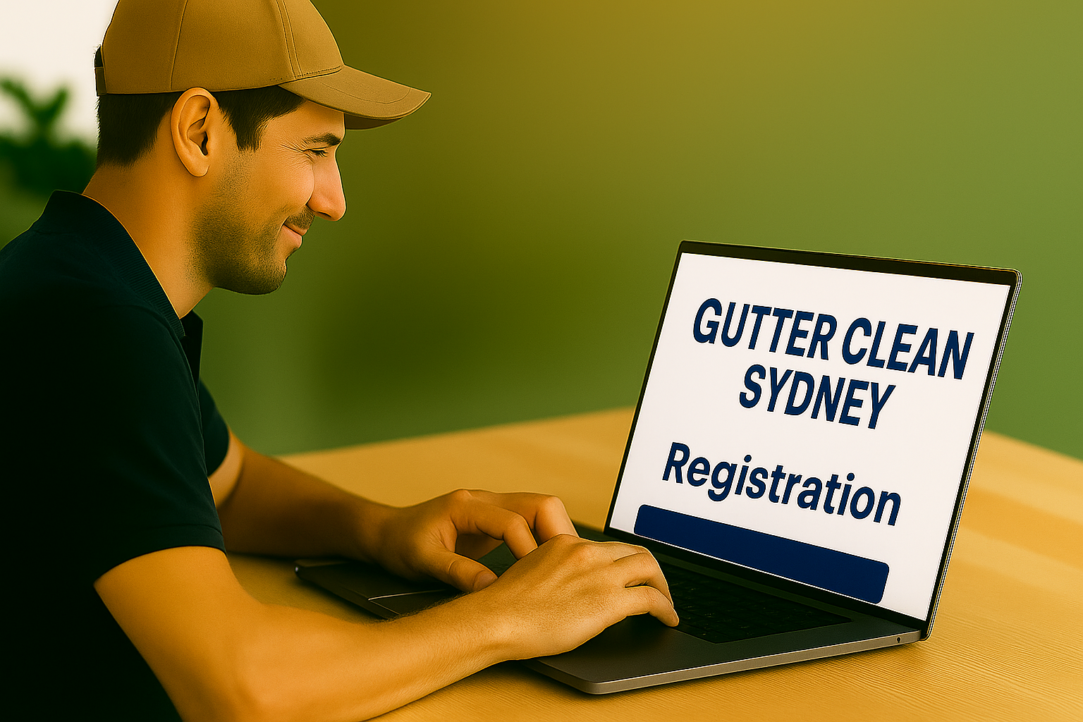 Join Gutter Clean Sydney registration page